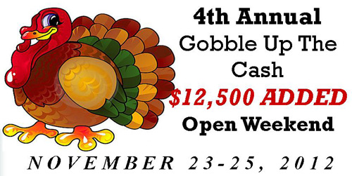 Gooble Up the Cash Nov 23-25, 2012 Barrel Racing Results