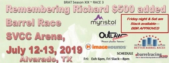BRAT Race 3 Alvarado July 12-13, 2019