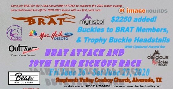 BRAT ATTACK & 20th Year Kickoff Race Searchable Results
