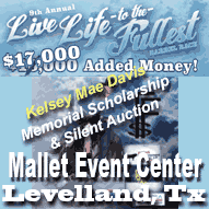 9th Annual Live Life to the Fullest Barrel Race Draw