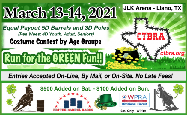 CTBRA Run For The Green March 13-14, 2021