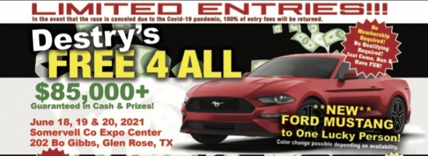 Destry’s Free 4 All 2021 Searchable Results