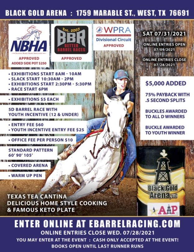 Black Gold Arena Open 5D July 31, 2021