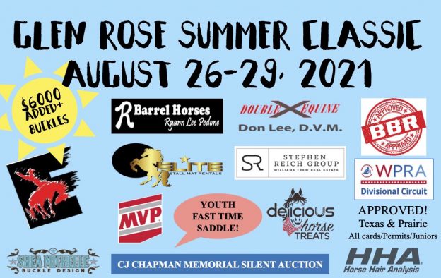 Glen Rose Summer Classic August 26-29 2021 Searchable Results