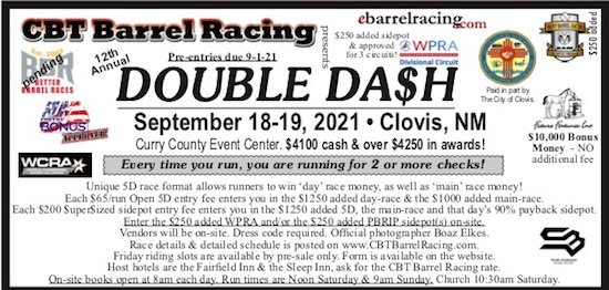 CBT Double Dash Sept. 18-19, 2021