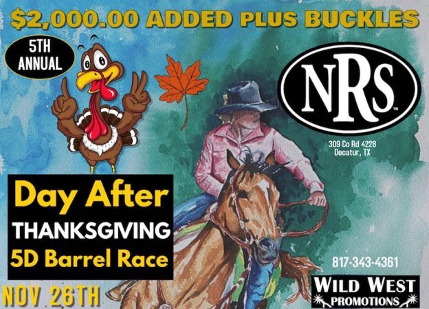 WWP Day After Thanksgiving 5D Barrel Race