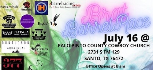 BRAT Race 3 Santo, Tx $500 Added – Searchable Results