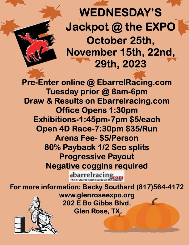 Jackpot @ The EXPO Nov 22, 2023 Results