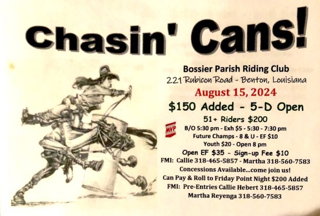 Chasin’ Cans!  5D Aug 15 2024 Results