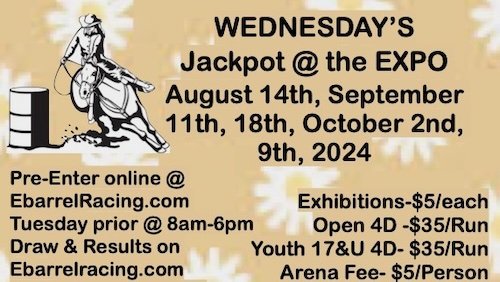 Wed Jackpot @ the EXPO Sept 18, 2024 Results