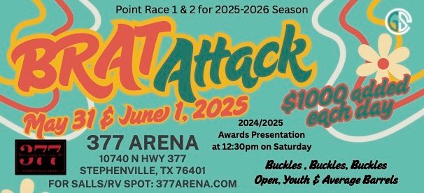 BRAT ATTACK Race 1 & 2 May 31 – June 1, 2025 Results