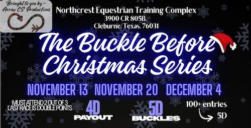 The Buckle Before Christmas Series Race 1 Results