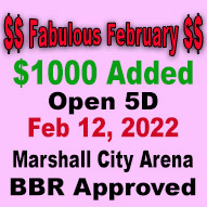 Fabulous February $1000 Added Open 5D Feb 12